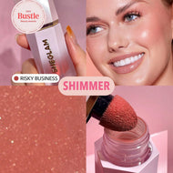SHEGLAM بلشر سائل للخدين خفيف الوزن يدوم طويلا مقاوم للتلطخ مظهر طبيعي لمسة نهائية ندية أحمر خدود سائل - Risky Business | SHEGLAM shein احمر الخدود احمر خدود احمر شفاة ايشادو بلاشر بلشر حاجب حواجب شفاه شفايف شى ان شى كلام ظل عيون فرشاة مستحضرات التجميل مك