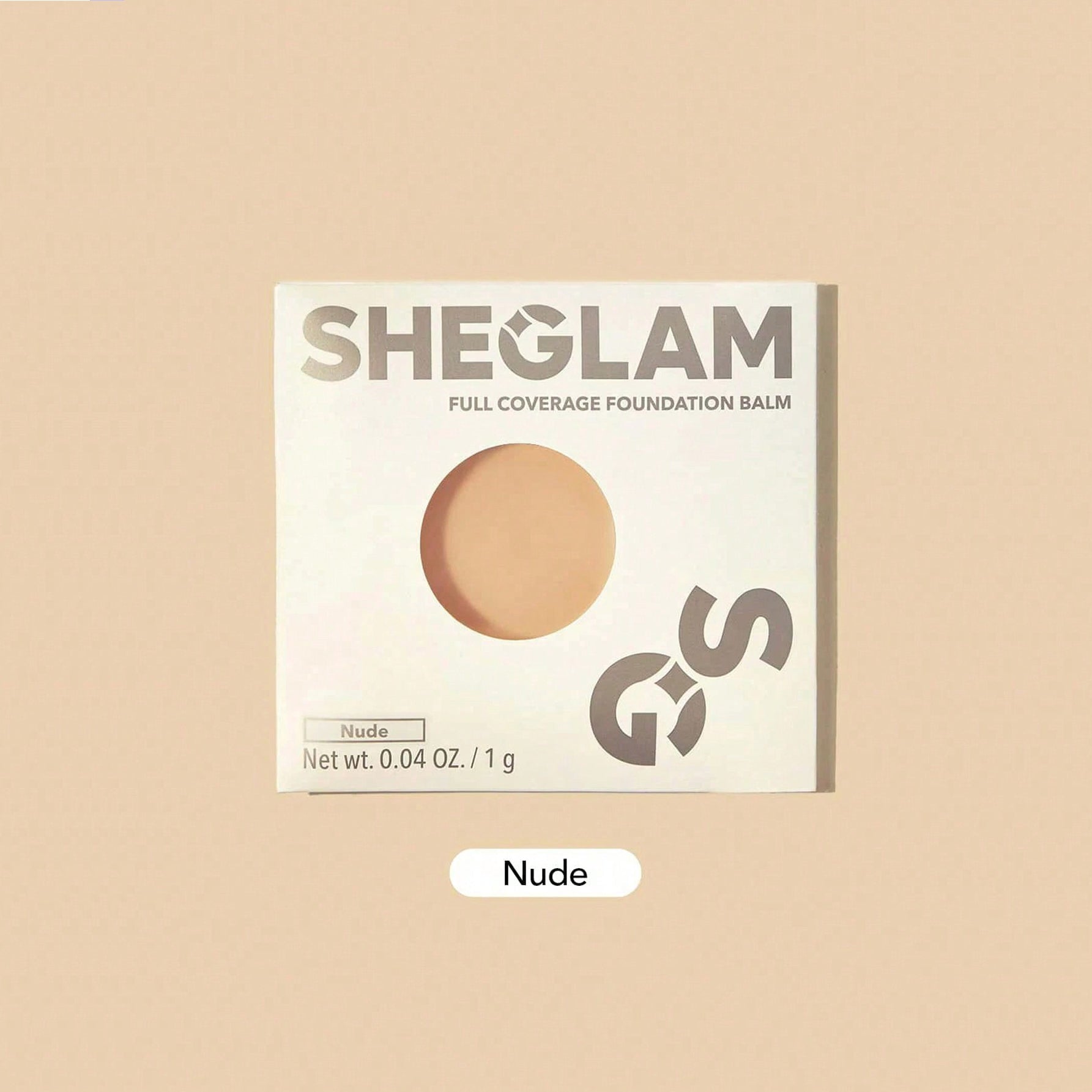 SHEGLAM  كريم اساس كونسيلر قوي يدوم طويلا، كونسيلر خفيف الوزنمصحح كونسيلر ناعم غير لامع مقاوم للماء يدوم طويلا لتغطية البقع الداكنة والهالات تحت العين - لون بشرة nude