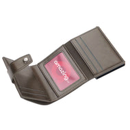 حامل بطاقات مع تقنية RFID  - محفظة رجالية عالية الجودة من الجلد الأصلي، محفظة ذكية نحيفة ورفيعة، محفظة صغيرة هدية لحماية معلومات CC الخاصة بك بتقنية RFID | كوفي|