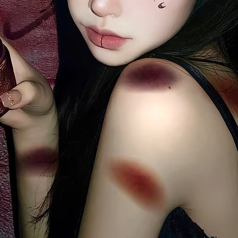 طقم وشم مؤقت واقعي لندوب وكدمات الهالوين – تأثيرات جروح ورعب احترافية (CSD029)