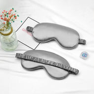 قناع حريري مريح لتغطية العين اثناء النوم عصابة ناعمة من الحرير الطبيعي لتغطية العين اثناء السفر - رمادي | sleeping mask النوم غطاء عين قناع قناع للنوم لنوم مريح ماسك نوم نوم نوم مريح | amazingEGP
