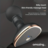 عصا تدليك كهربائية محمولة، بـ6 أوضاع اهتزاز قوية، لتدليك العضلات العميقة في الجسم، قابلة لإعادة الشحن ومثالية للياقة واليوجا