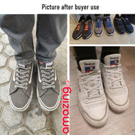 أربطة حذاء مطاطية بدون ربط مع قفل معدني مغناطيسي — تركيبة مرنة مريحة، مقاس واحد يناسب الجميع، مثالية للجري والرياضات والنشاط اليومي  - أزرق T10_ B