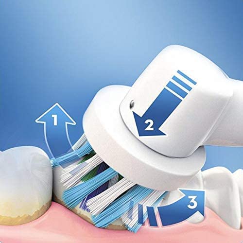 رؤوس فرشاة اسنان كهربائية متوافقة مع اورال بي فرشاة أسنان كهربائية بديلة لرؤوس فرشاة العناية باللثة الحساسة - 4 قطع (SB-50A)