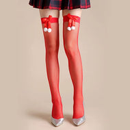 جوارب نسائية عالية شبكي للركبة من الدانتيل أعلى الفخذ شبكة شبكة أعلى الركبة جوارب طويلة