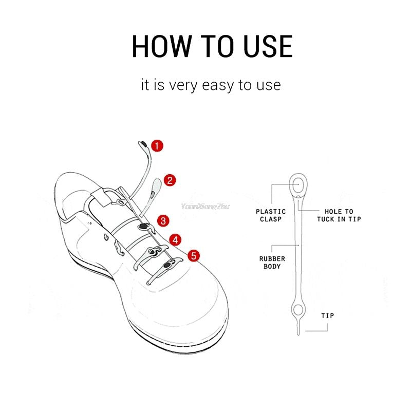 أربطة حذاء مطاطية غير قابلة للربط 14 قطعة/المجموعة أربطة حذاء من السيليكون تعمل في جميع الأحذية - بينك زهري